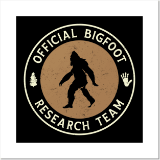 Official Bigfoot Research Team Bigfoot Believer Posters and Art